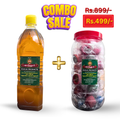 Divine Combo – 1L Deepam Oil + Nava Aradhana Cup Sambiran